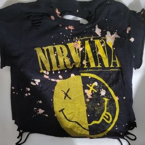 Rare vinyl original nirvana shirt